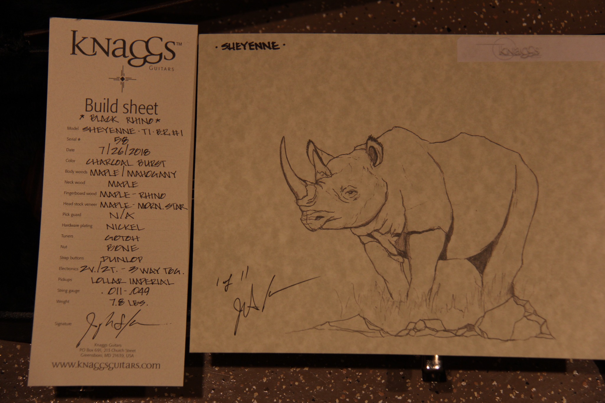 Signed Rhino documentation
