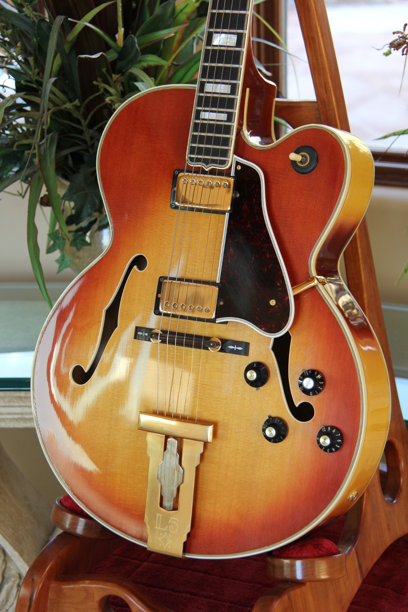 Fine archtop guitar