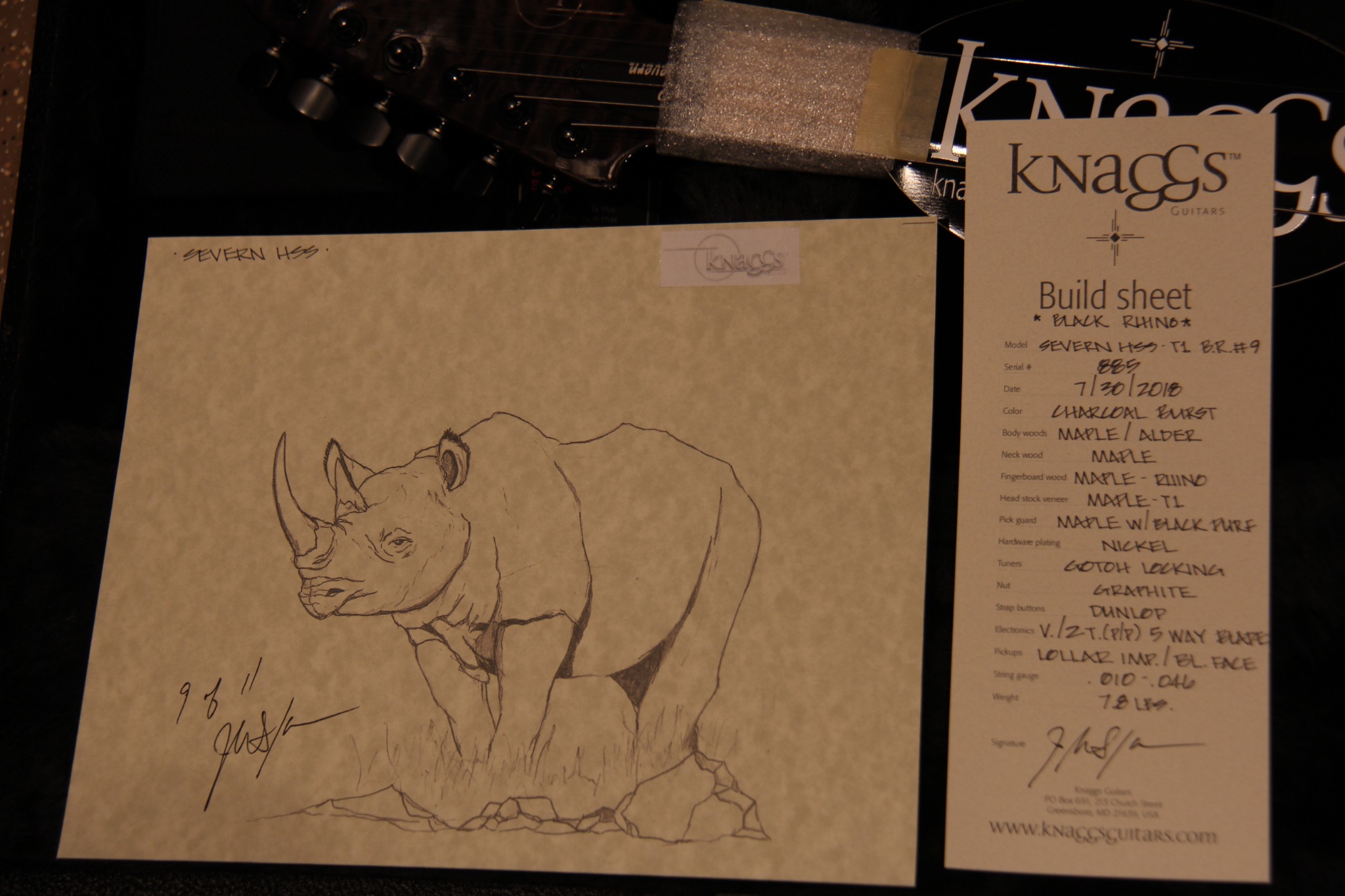 Signed Rhino documentation
