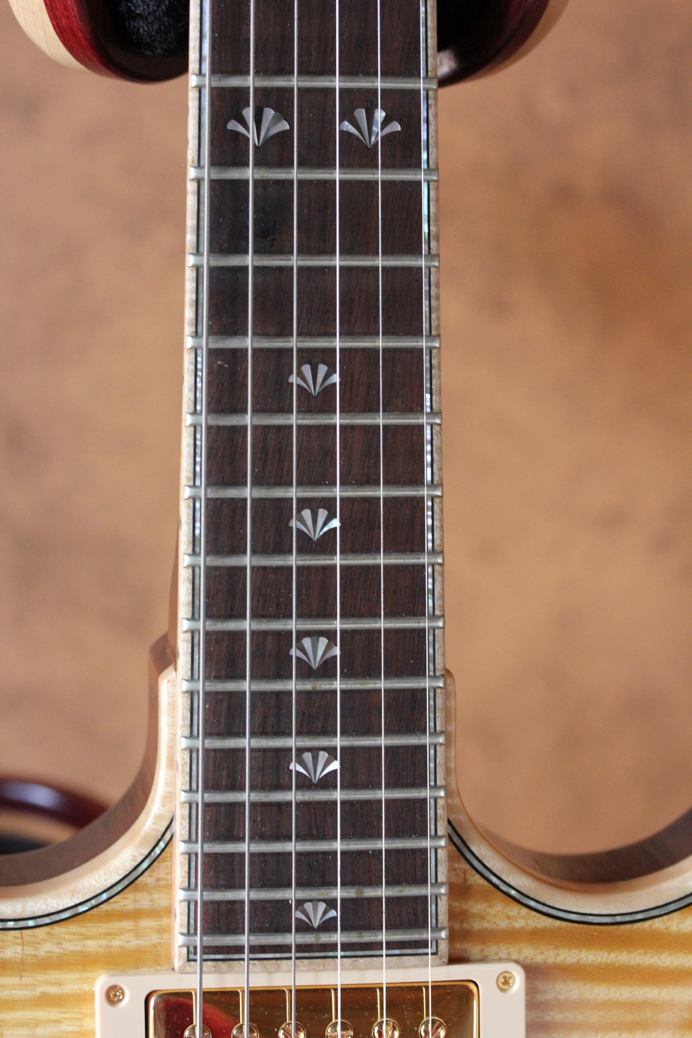 Fingerboard detail